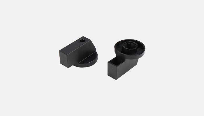 Knob Cap PA66+30GF plastic injection molding parts