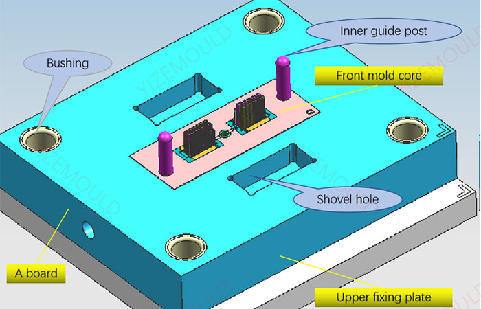 Detailed schematic diagram of Precision Connector Mould front mold.jpg