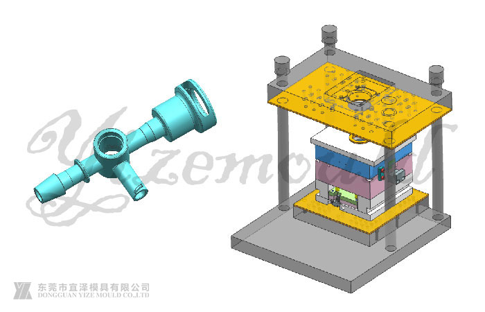 Medical plastic injection mold device about Mold layout.jpg