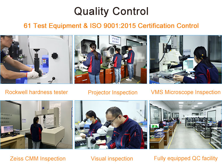 Quality contral of carbide processing